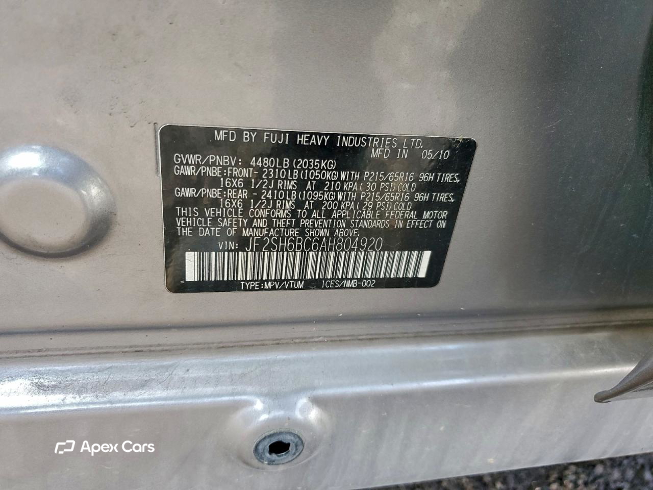 Subaru Forester 2010