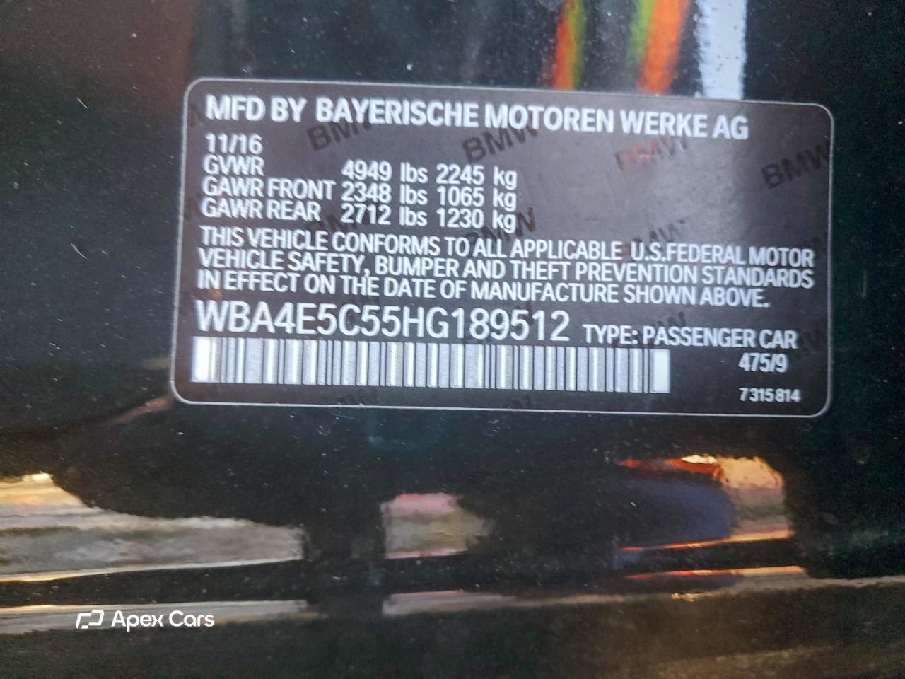 BMW Series 4 2017