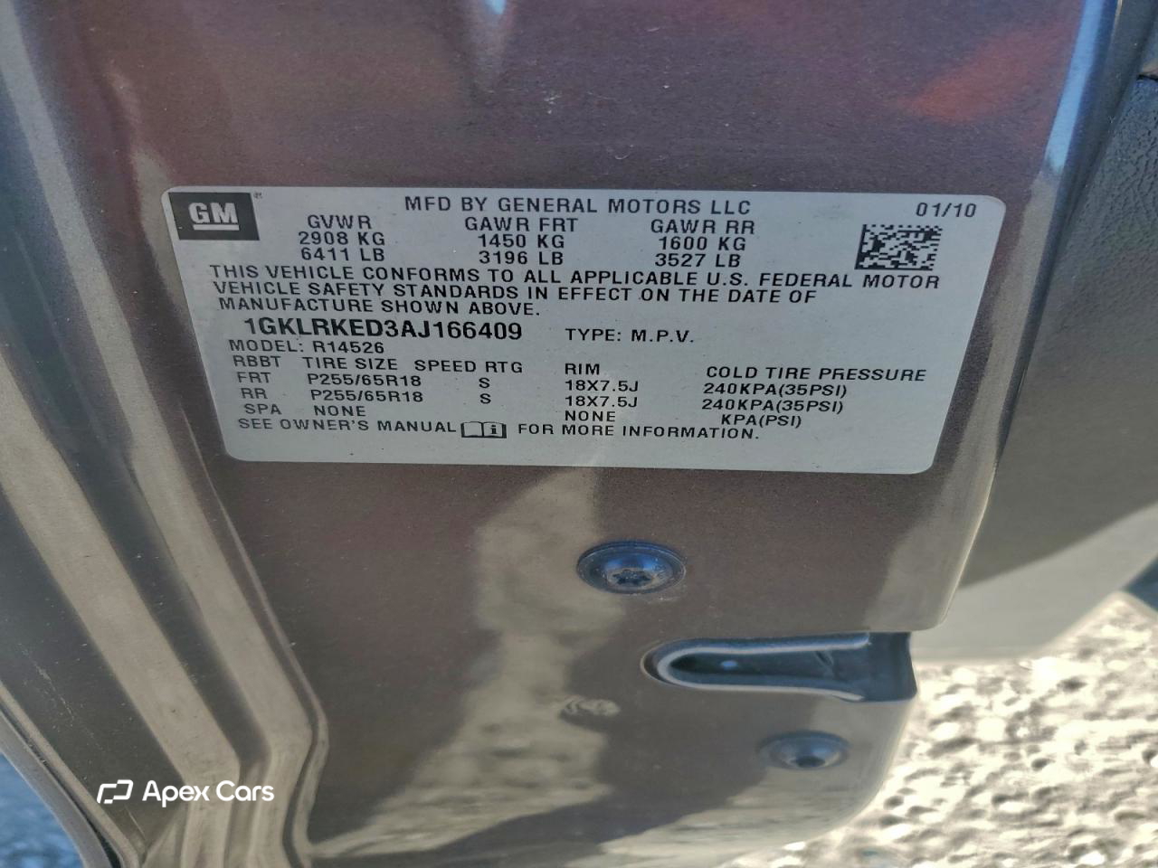 GMC Acadia 2010