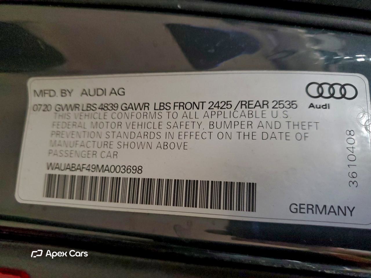 Audi A4 2021