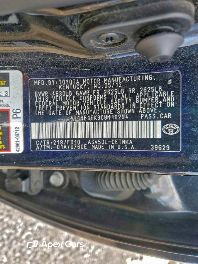 Toyota Camry 2012