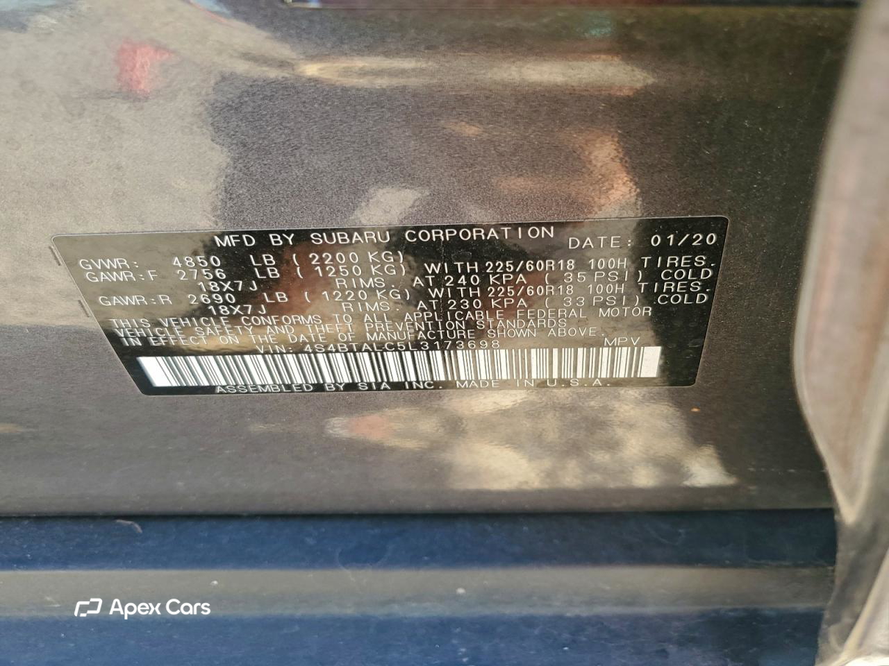 Subaru Outback 2020