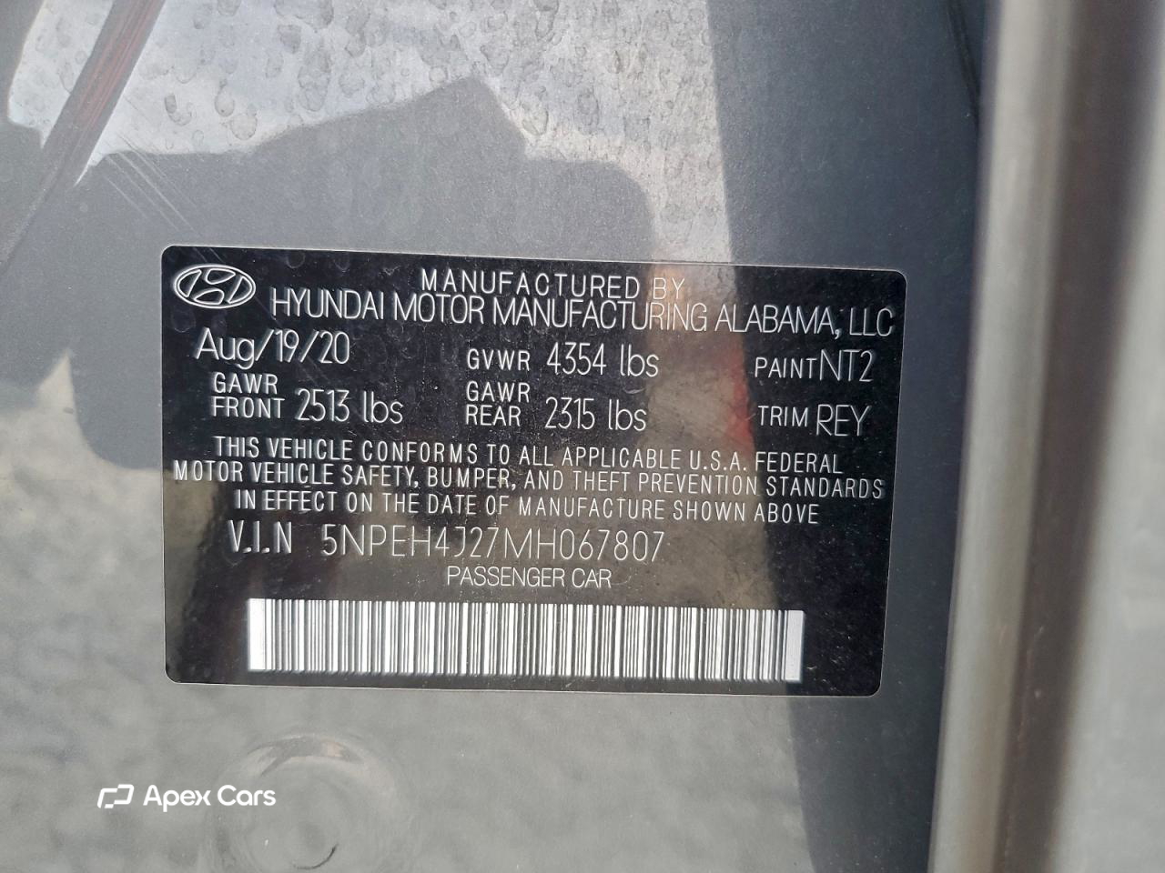 Hyundai Sonata 2021