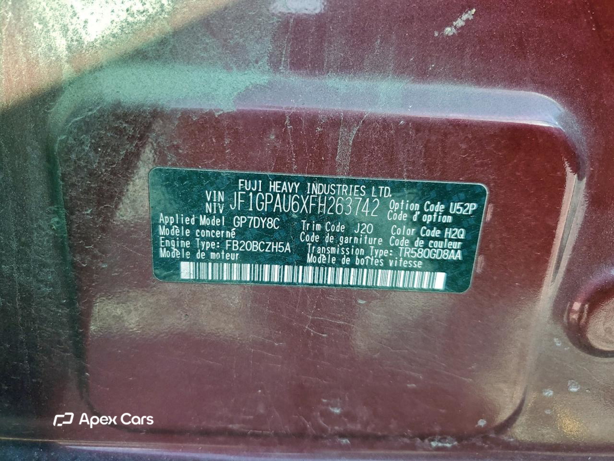 Subaru Impreza 2015