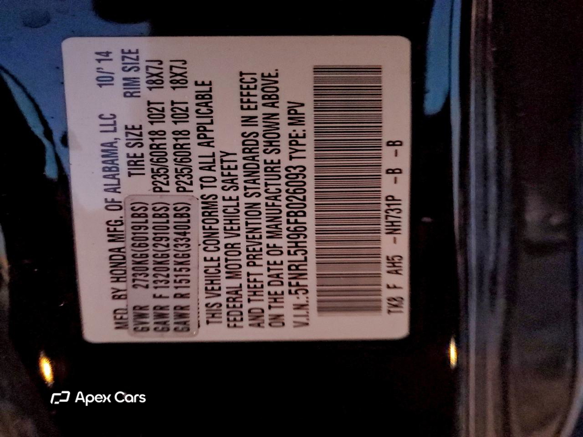 Honda Odyssey 2015