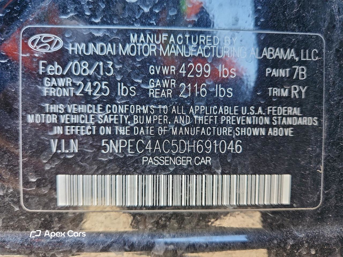 Hyundai Sonata 2013