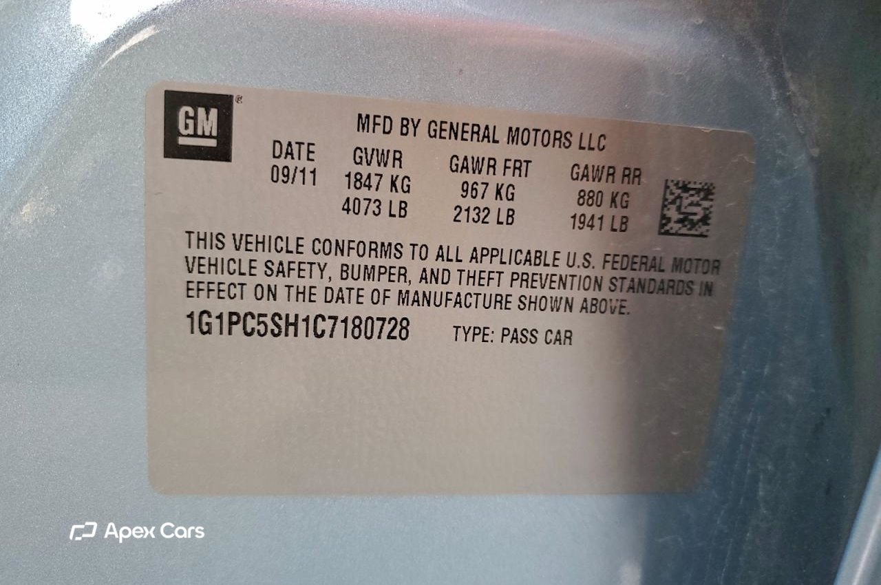 Chevrolet Cruze 2012