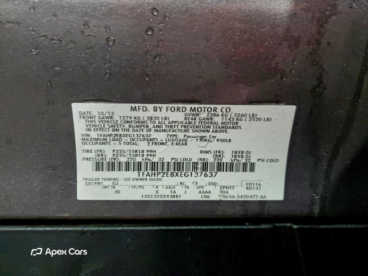 Ford Taurus 2014