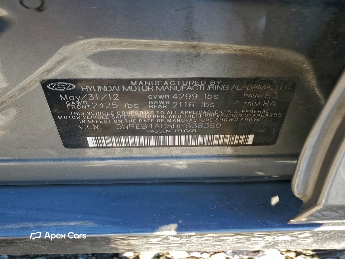Hyundai Sonata 2013