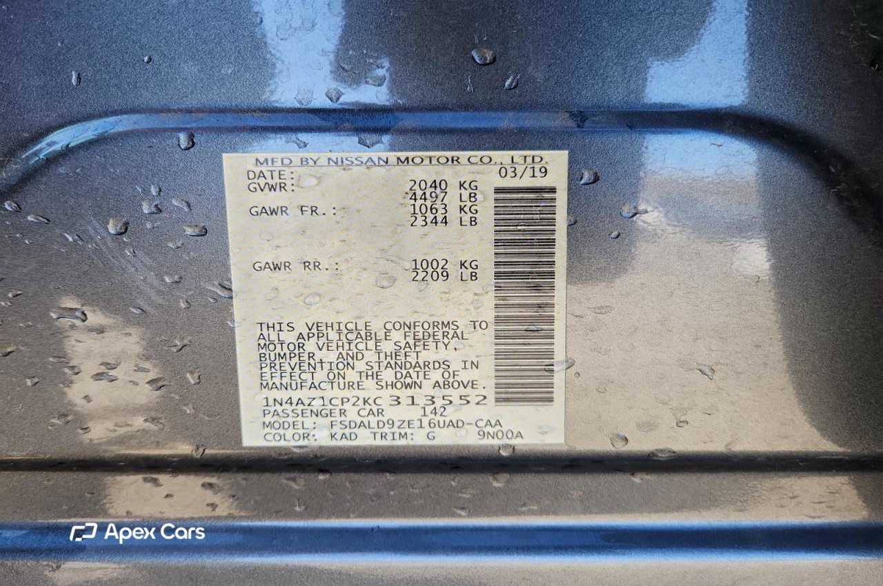 Nissan Leaf 2019