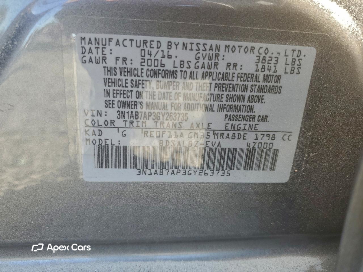 Nissan Sentra 2016