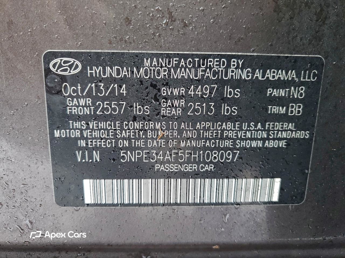 Hyundai Sonata 2015