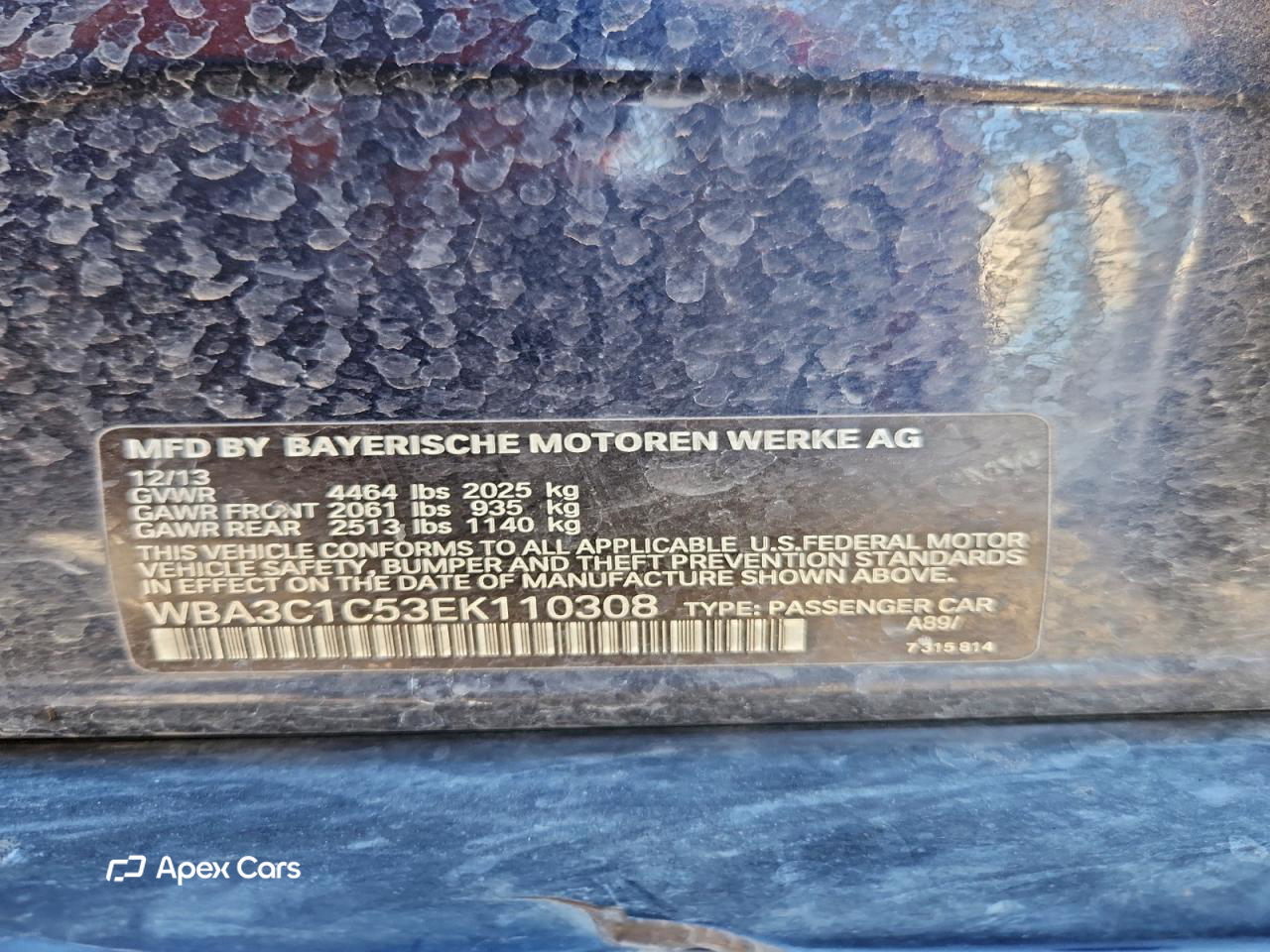 BMW Series 3 2014