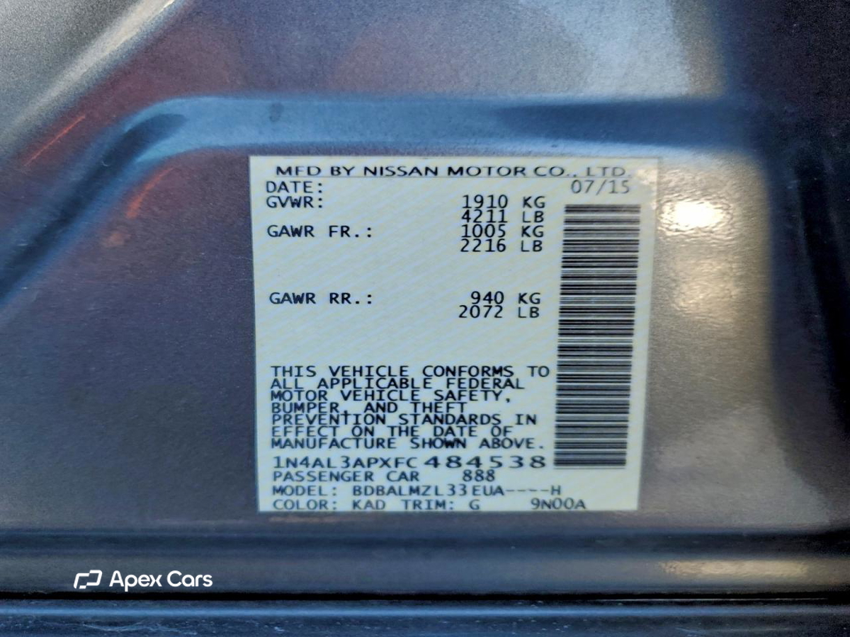 Nissan Altima 2015