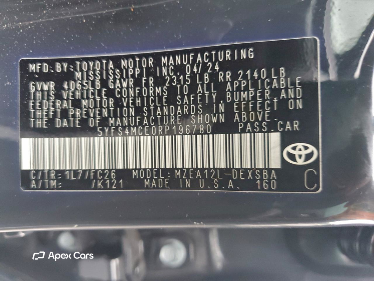 Toyota Corolla 2024