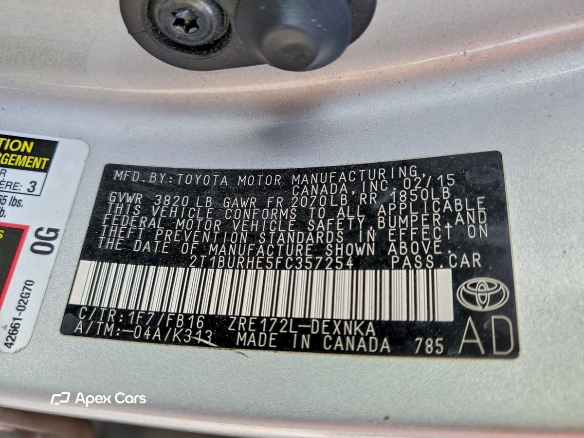 Toyota Corolla 2015