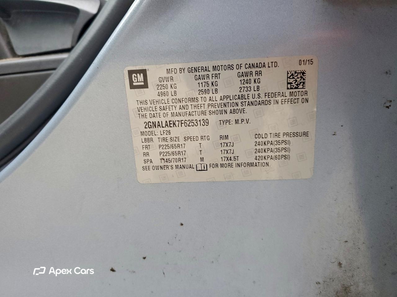 Chevrolet Equinox 2015