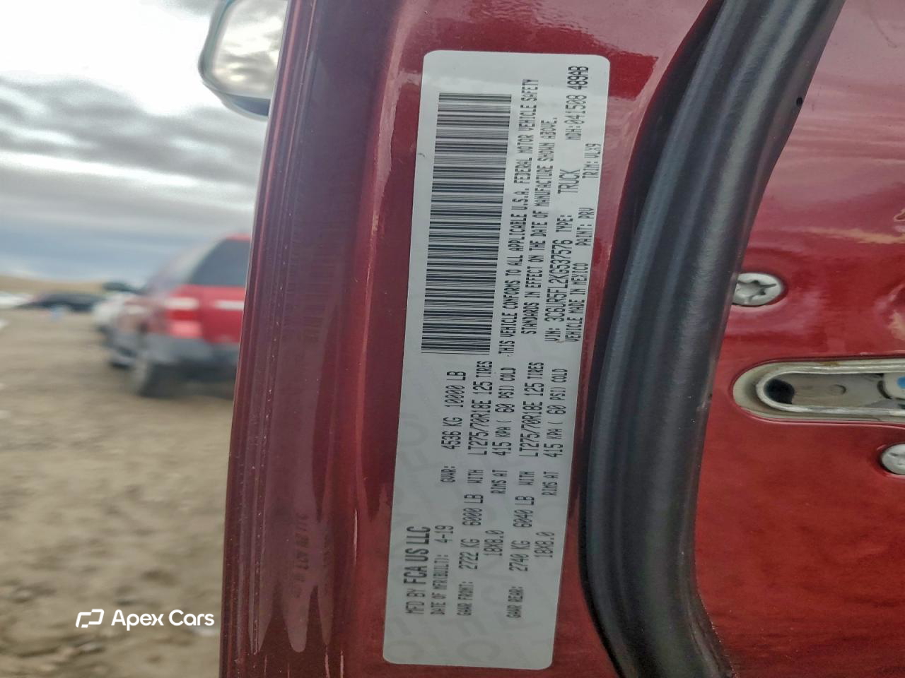 RAM 2500 2019