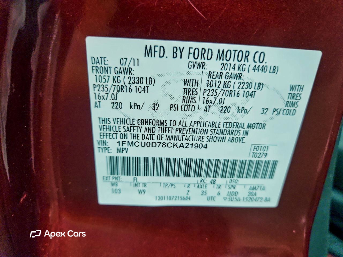 Ford Escape 2012