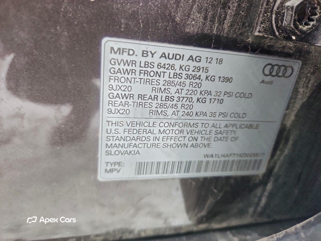 Audi Q7 2019