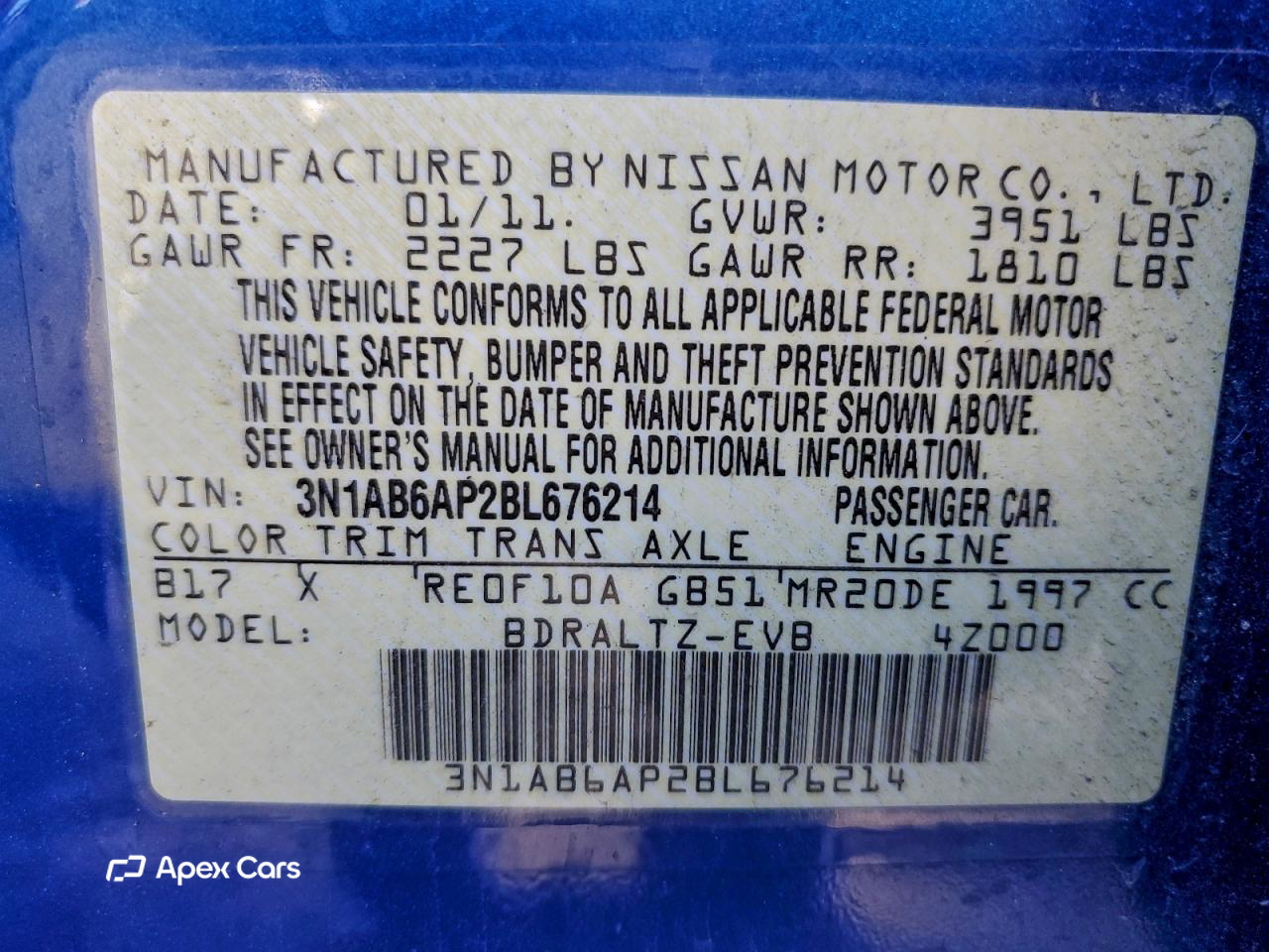 Nissan Sentra 2011