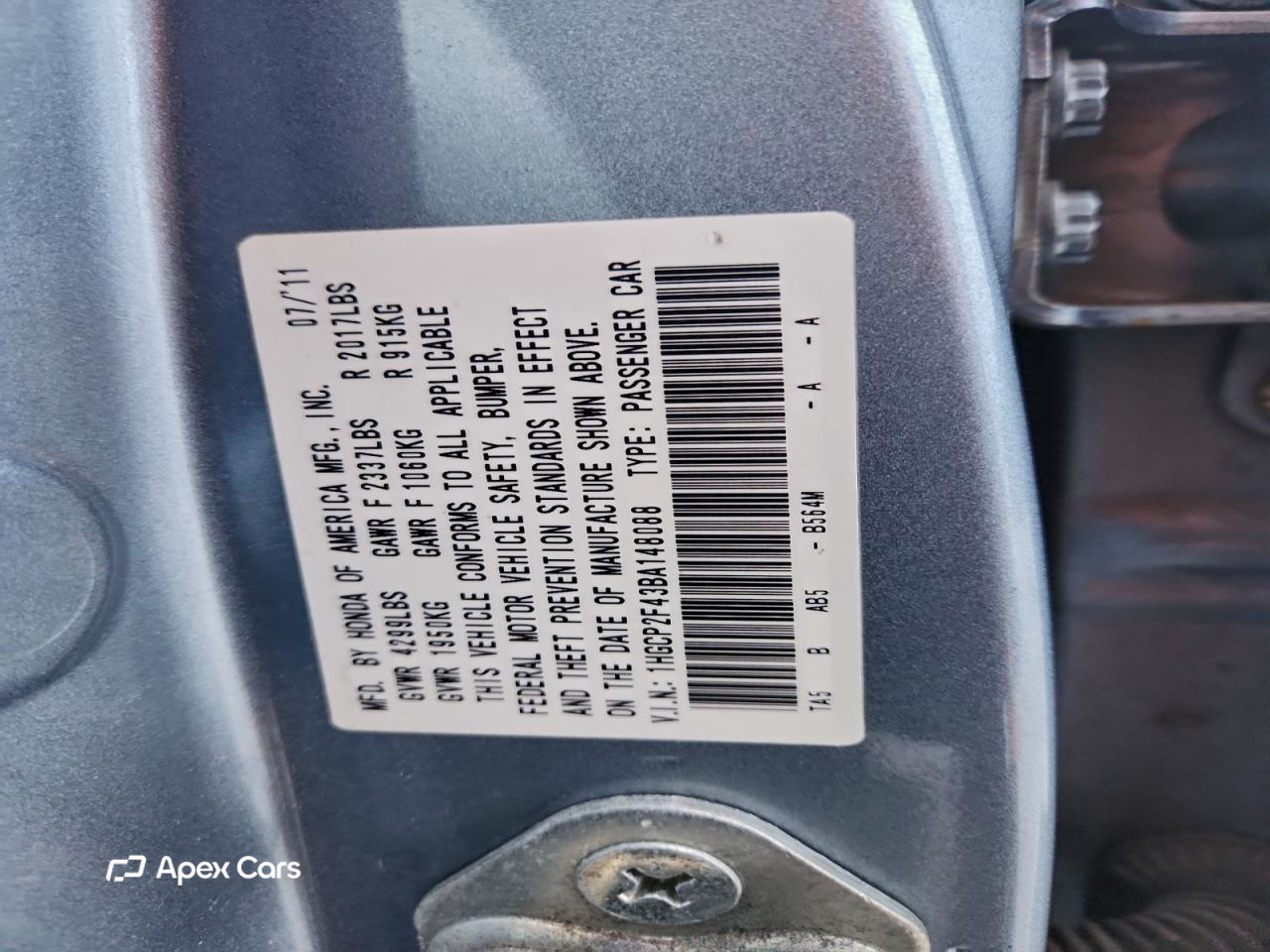 Honda Accord 2011