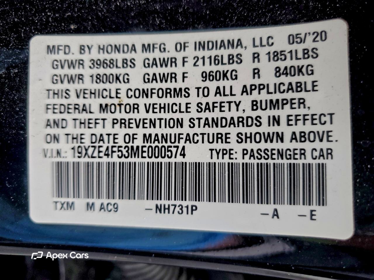 Honda Insight 2021