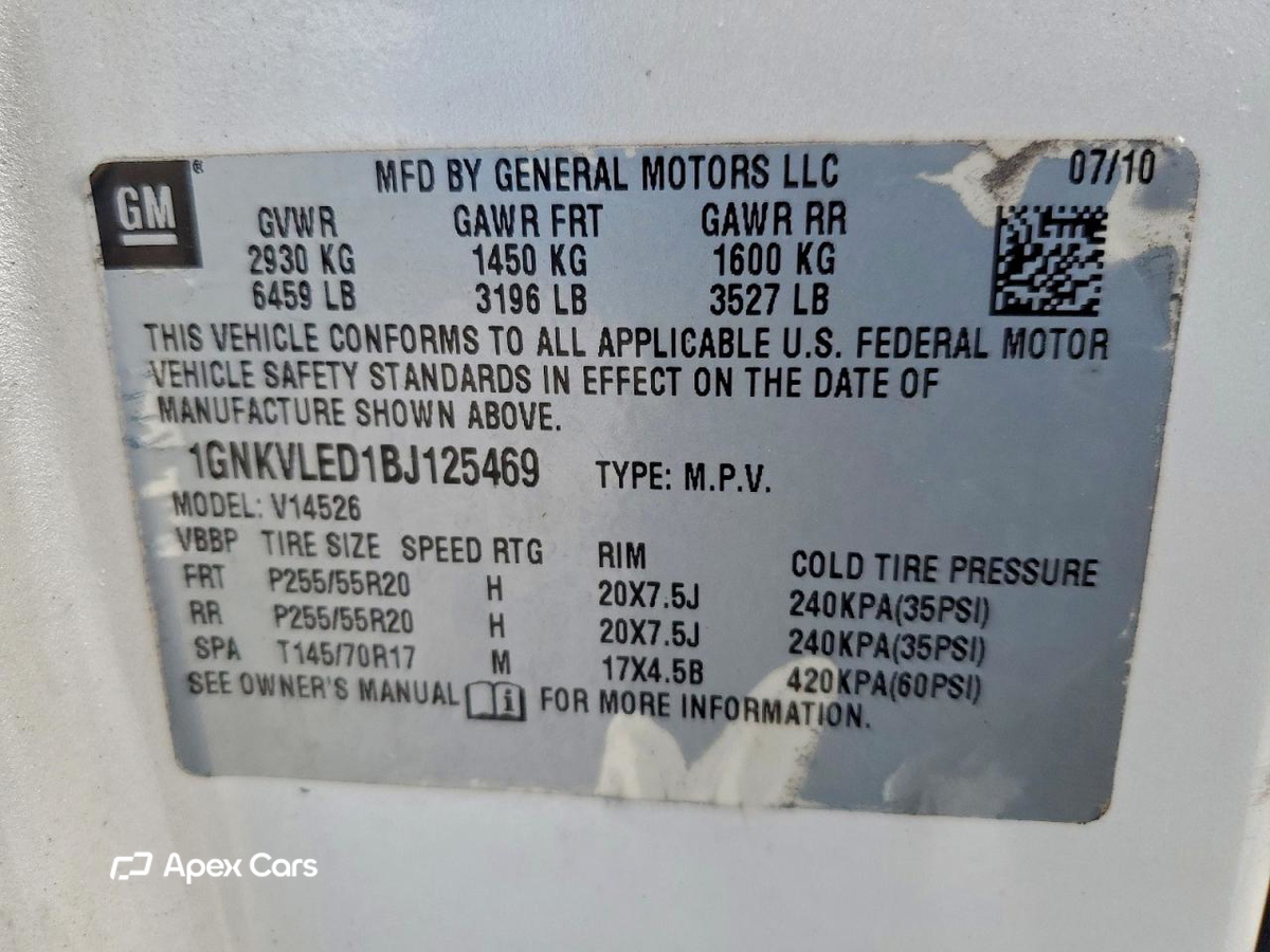 Chevrolet Traverse 2011