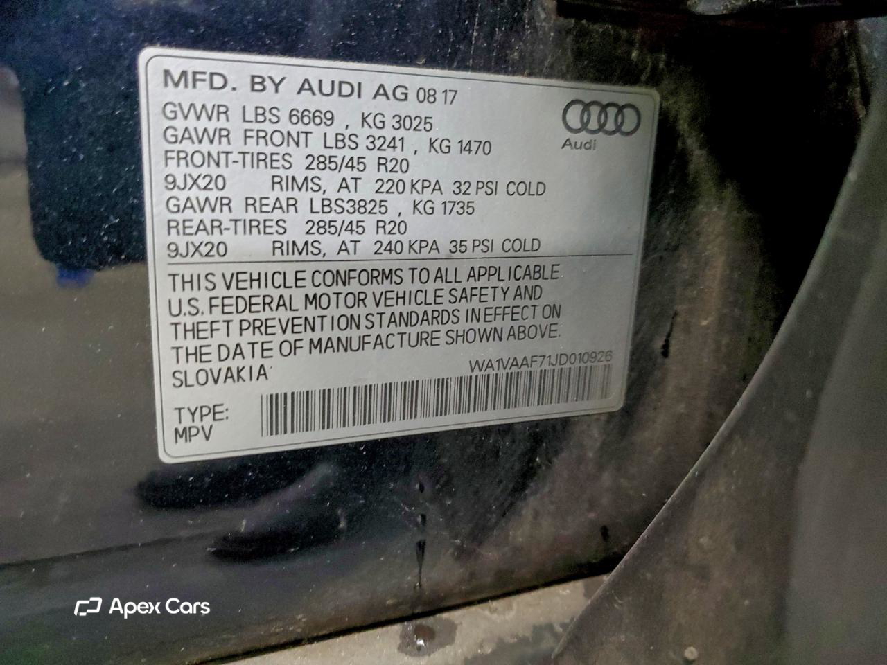 Audi Q7 2018