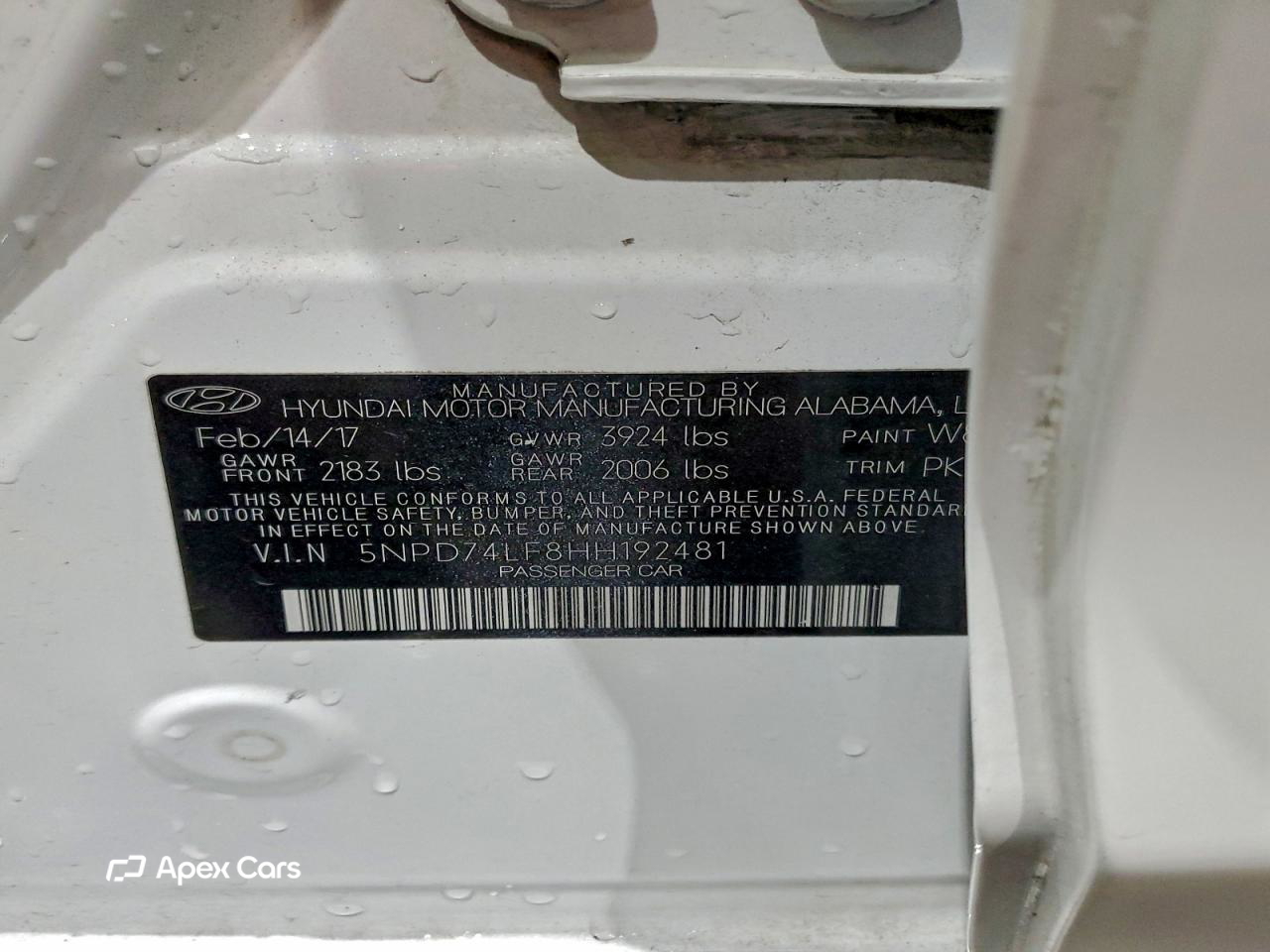 Hyundai Elantra 2017