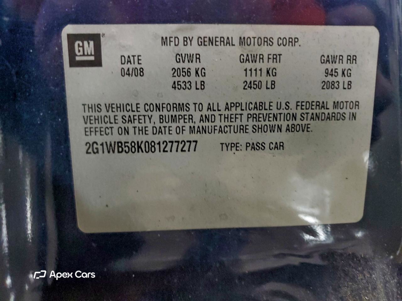 Chevrolet Impala 2008
