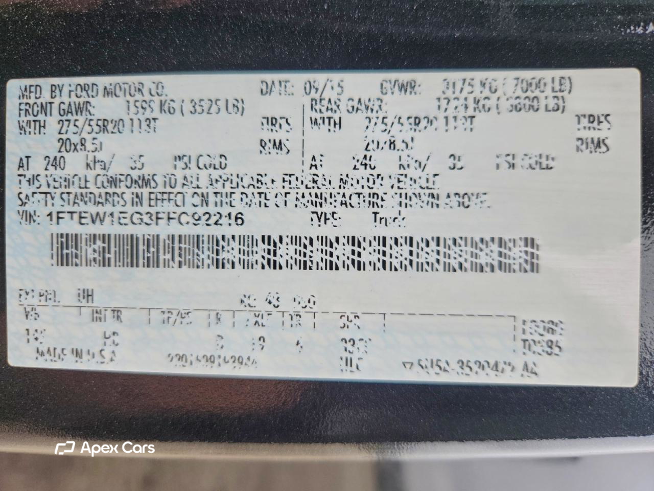 Ford F-150 2015