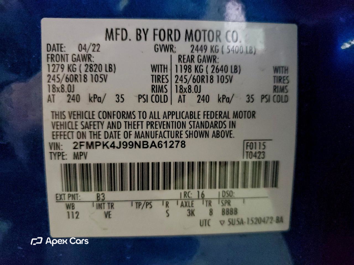 Ford Edge 2022
