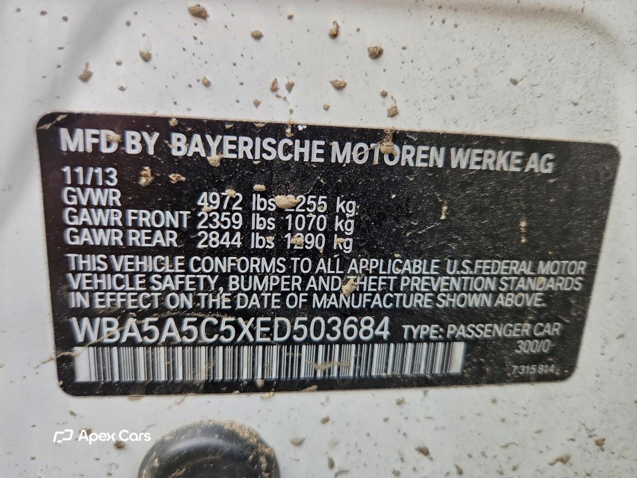 BMW Series 5 2014