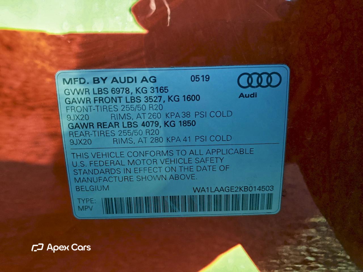 Audi e-tron 2019
