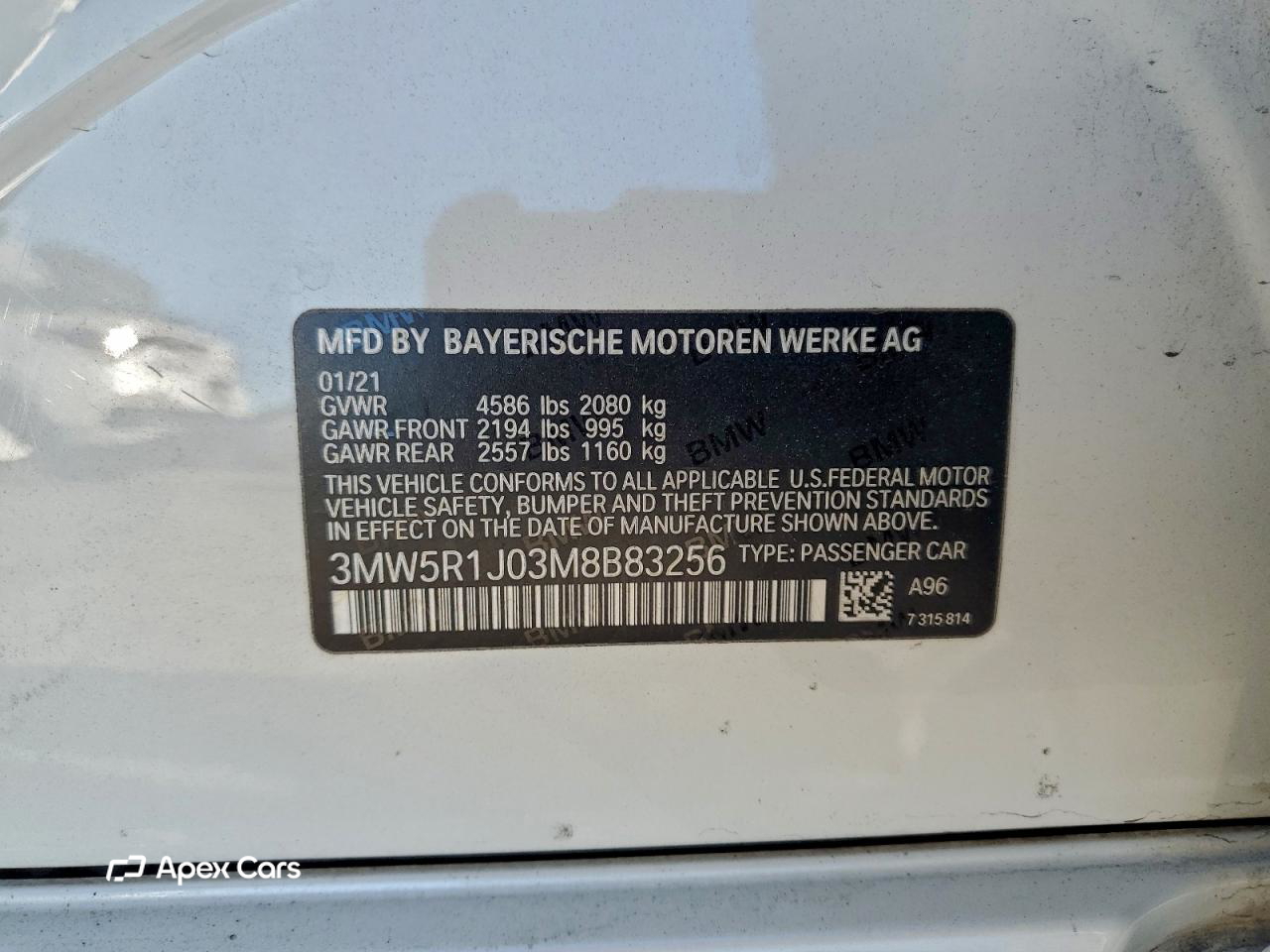 BMW Series 3 2021