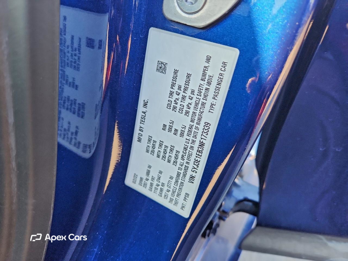 Tesla Model 3 2022
