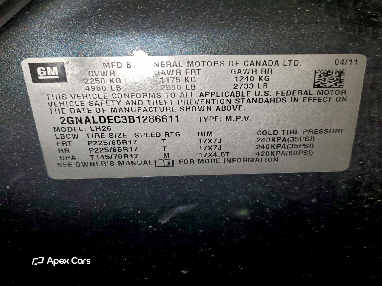 Chevrolet Equinox 2011