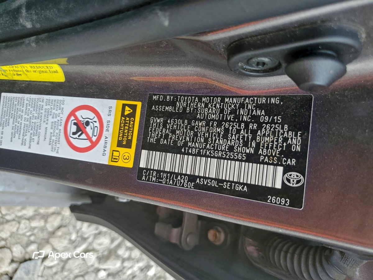 Toyota Camry 2016