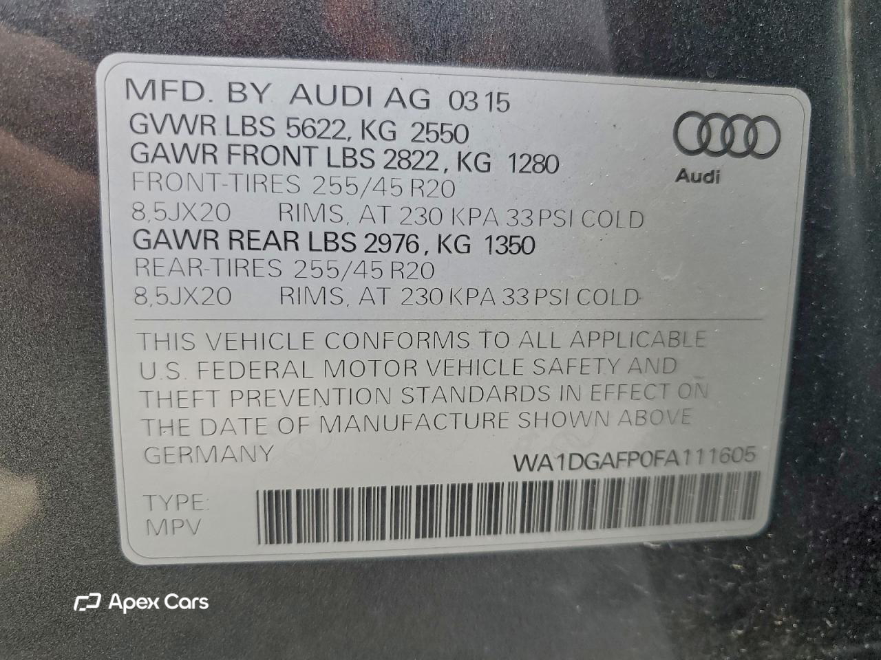 Audi Q5 2015
