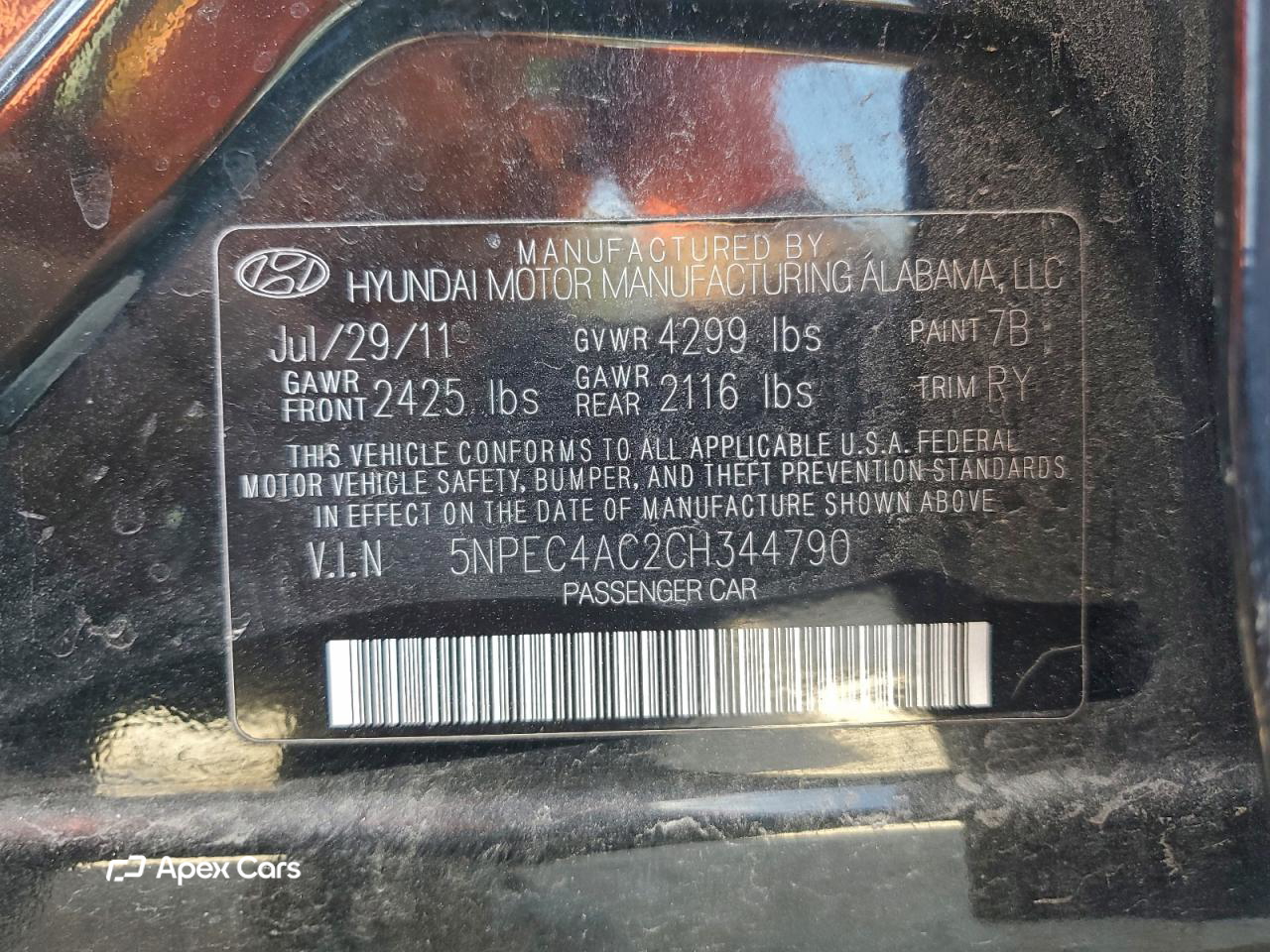 Hyundai Sonata 2012