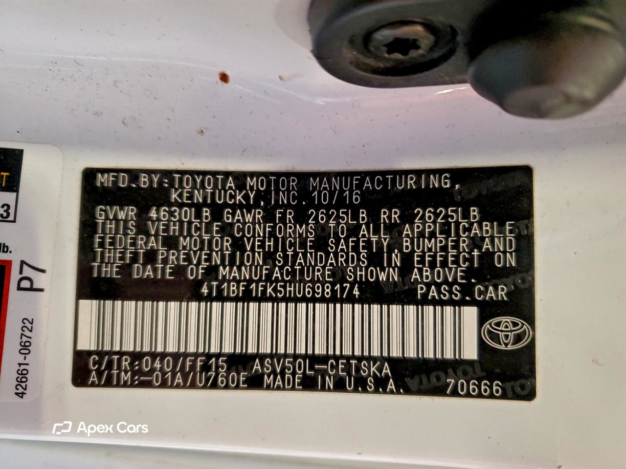 Toyota Camry 2017