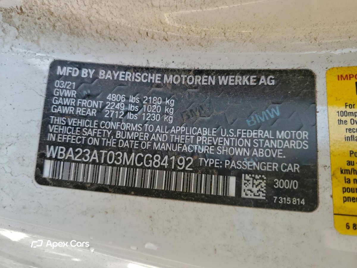 BMW Series 4 2021