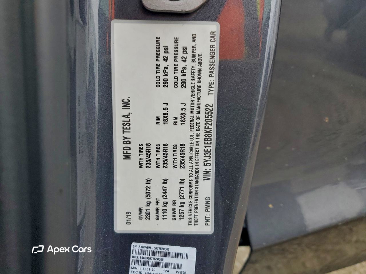 Tesla Model 3 2019