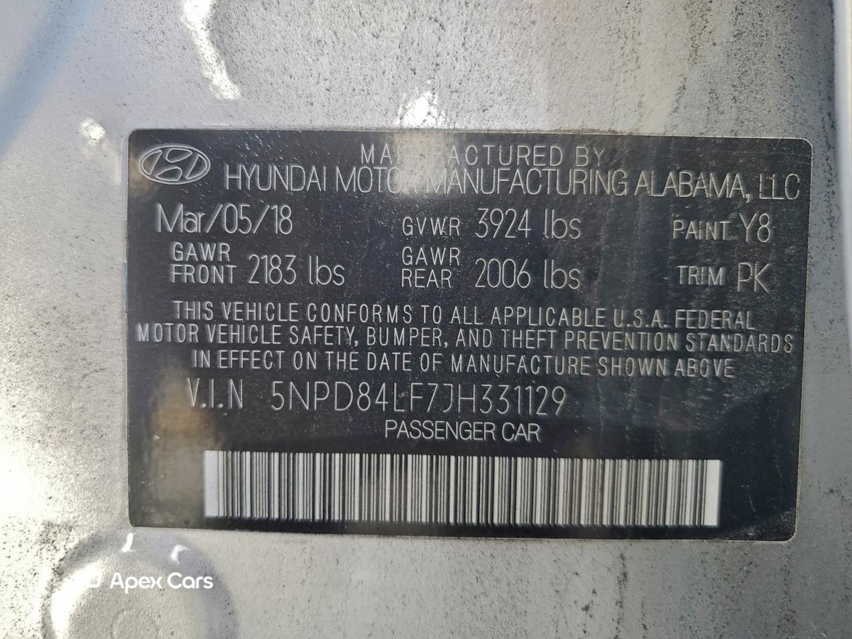 Hyundai Elantra 2018