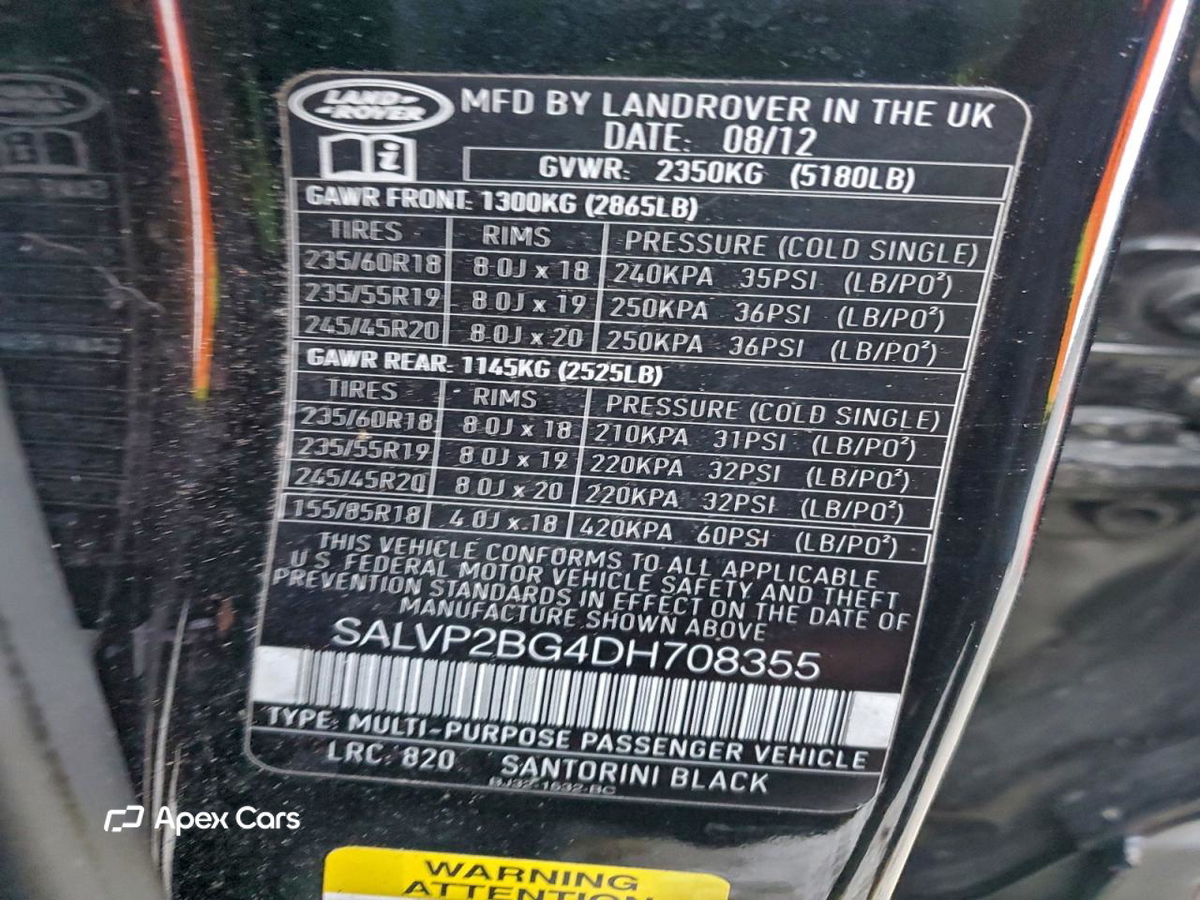 Land Rover Range Rover Evoque 2013