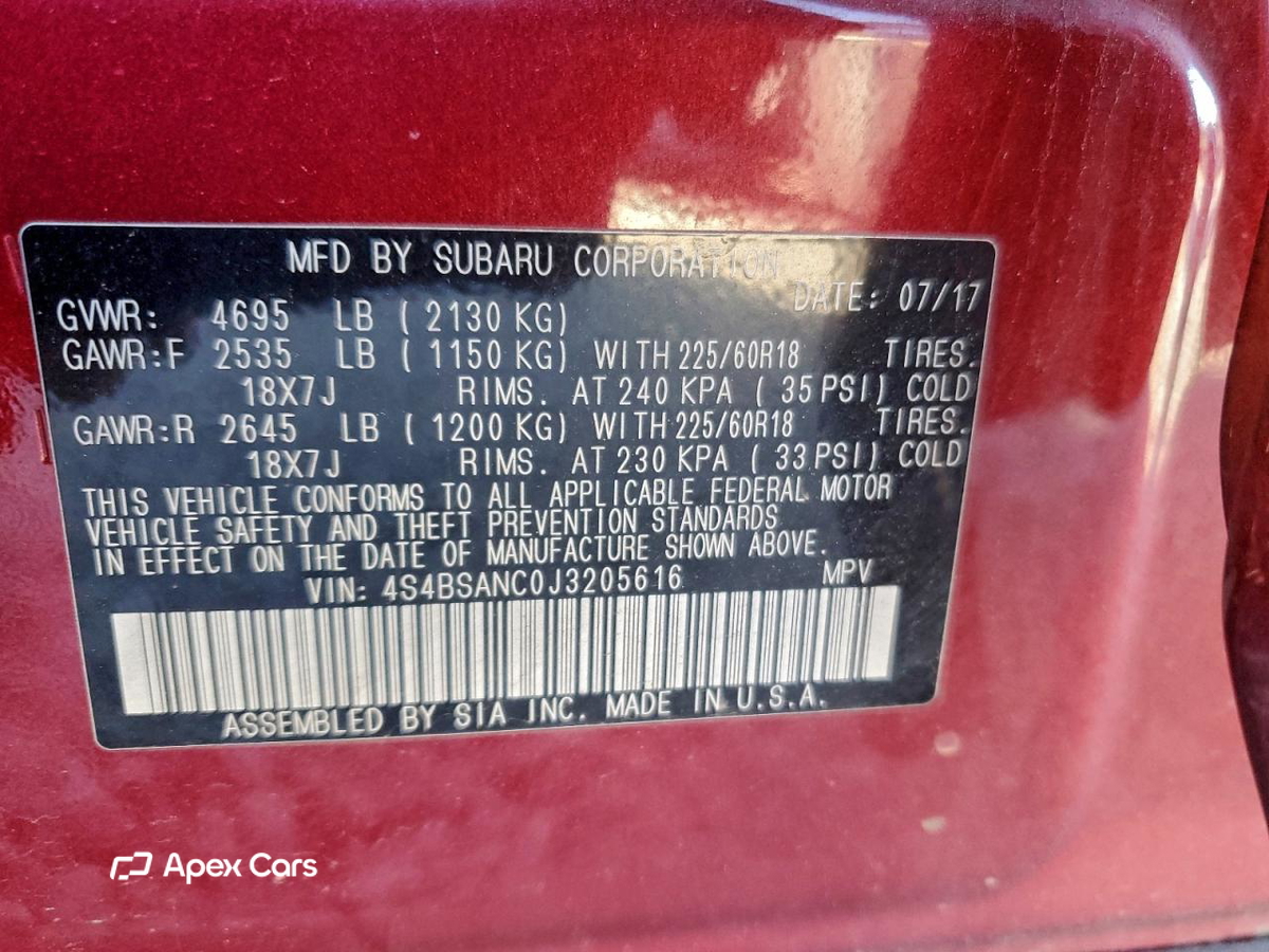 Subaru Outback 2018