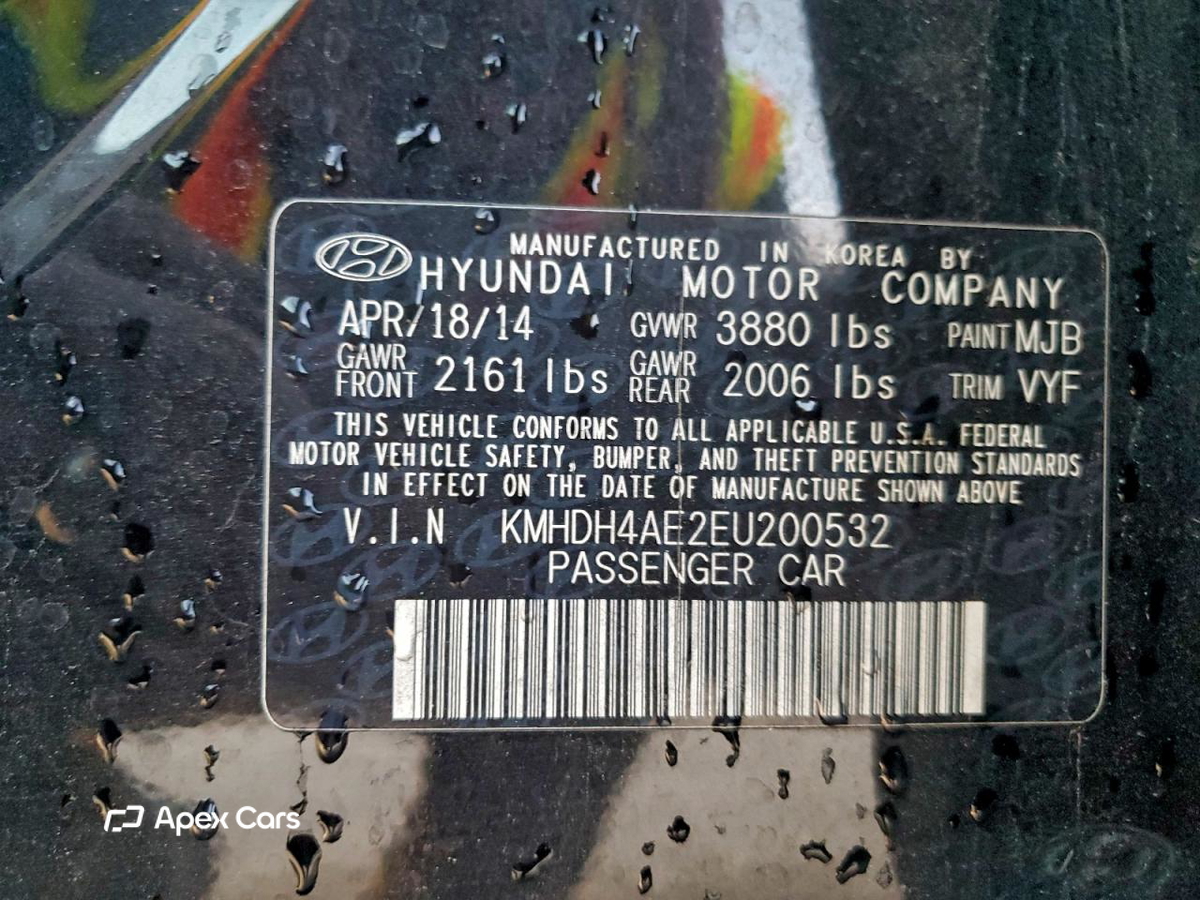 Hyundai Elantra 2014