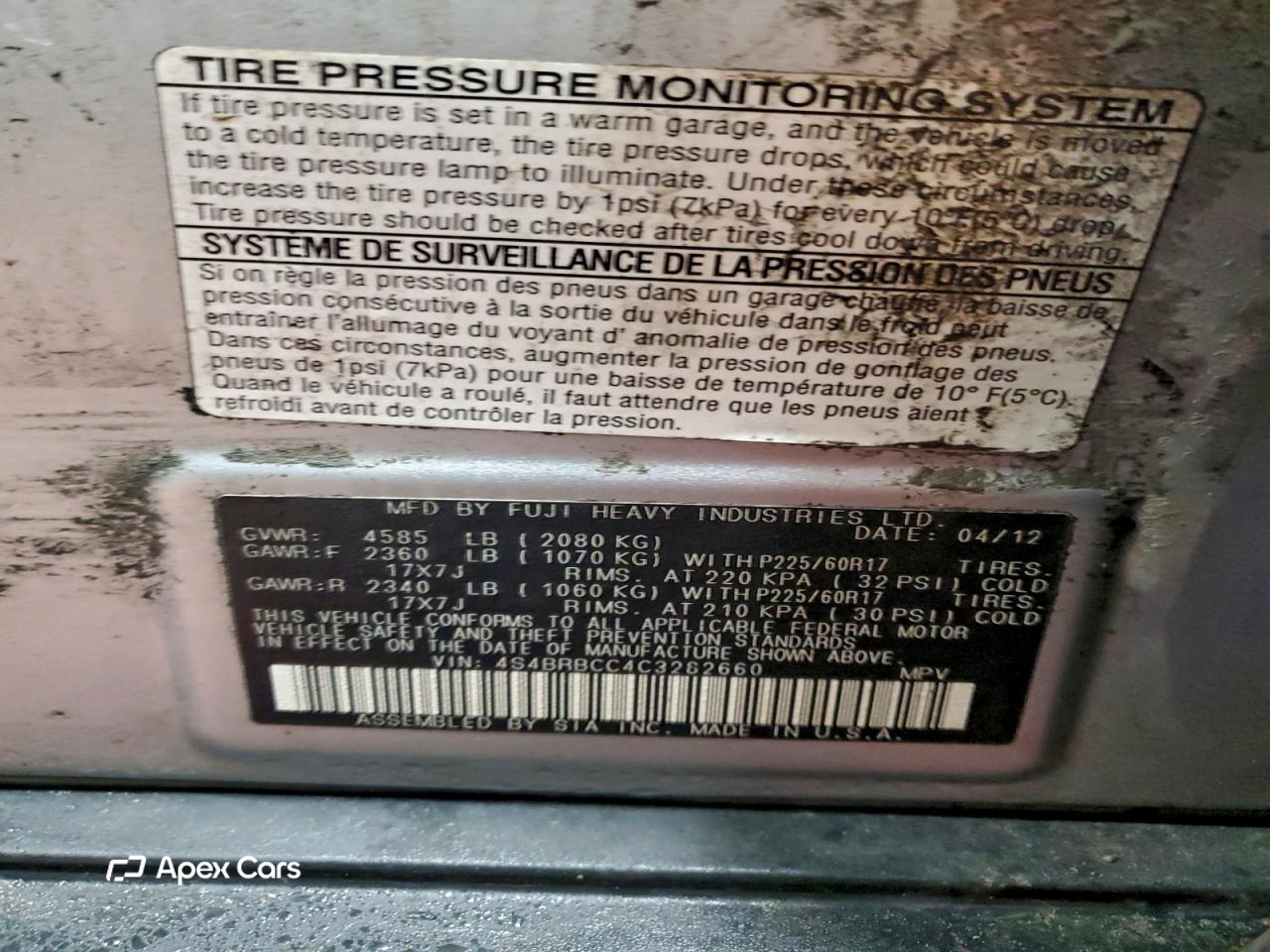 Subaru Outback 2012