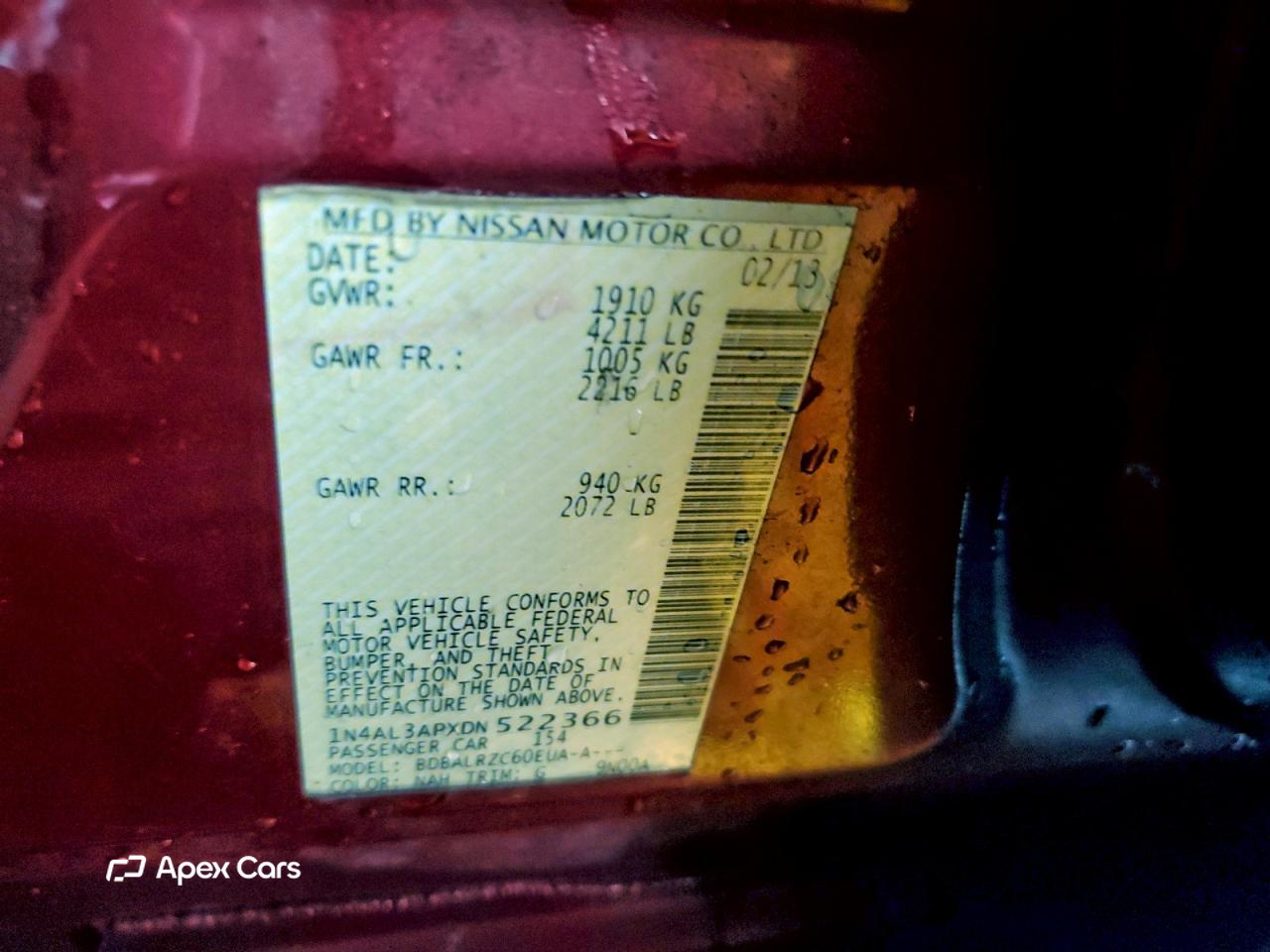Nissan Altima 2013